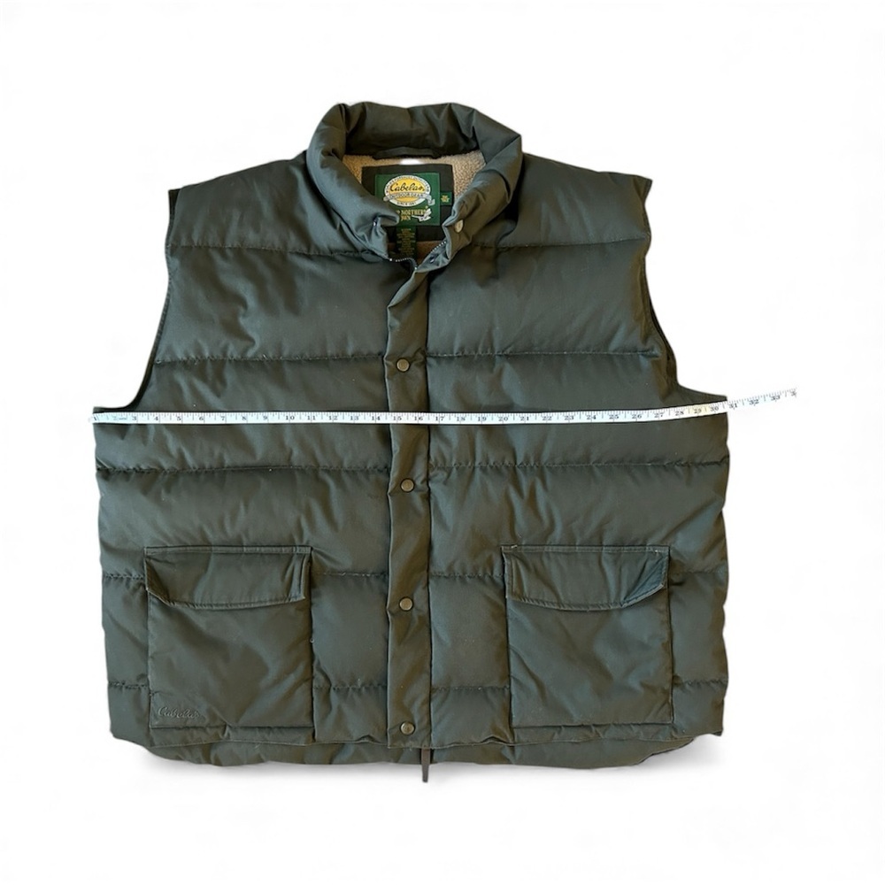 Cabela’s Goose down green hunting vest men’s size XXL tall​​ - Picture 3 of 12